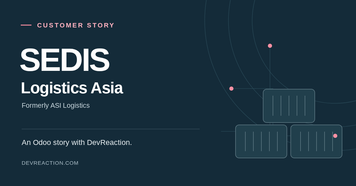 SEDIS Logistics Asia, formerly ASI Logistics — an Odoo story with DevReaction
